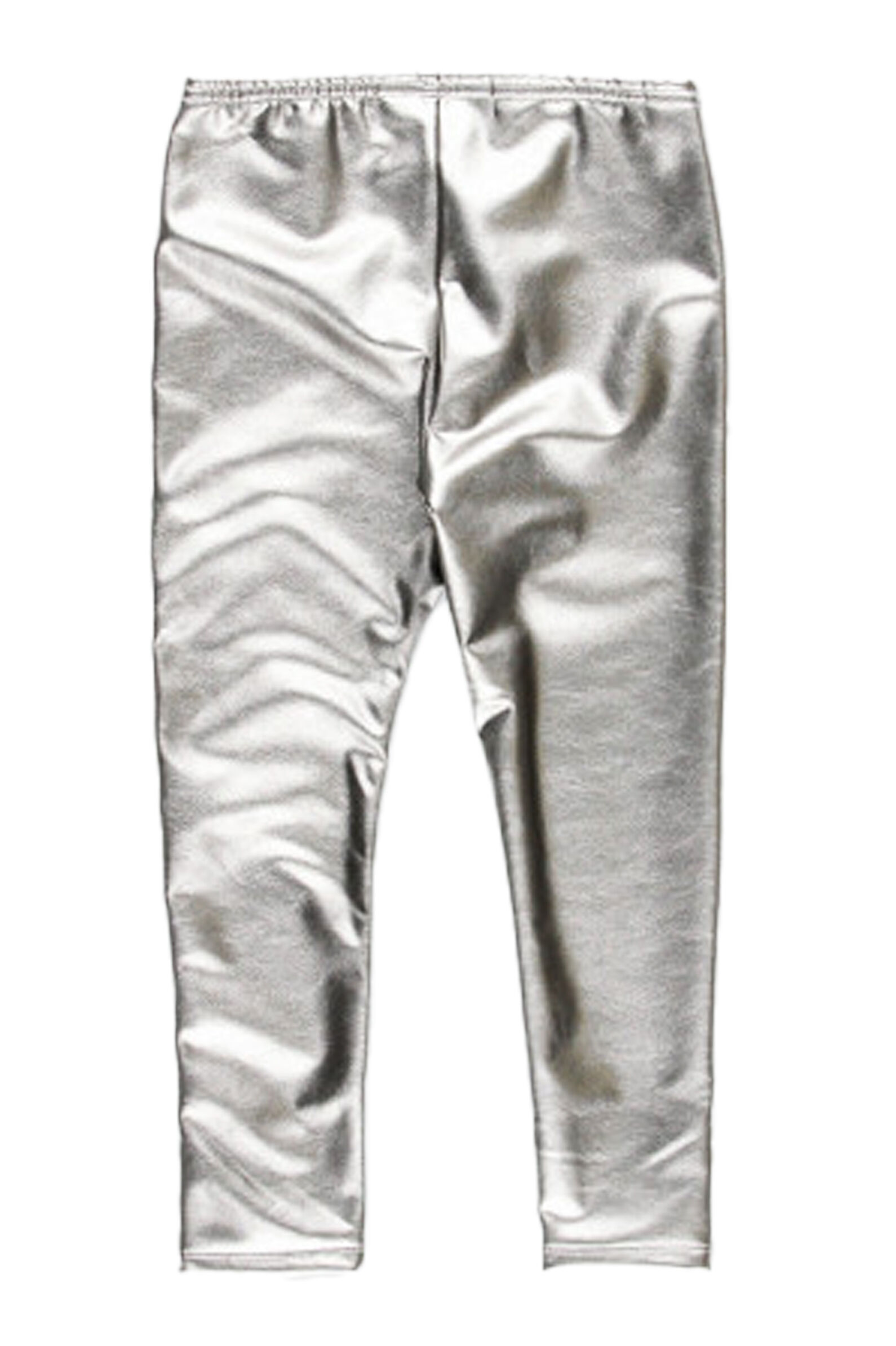 Леггинсы дев АРТ.493028,сереб,пу-пэ-эл