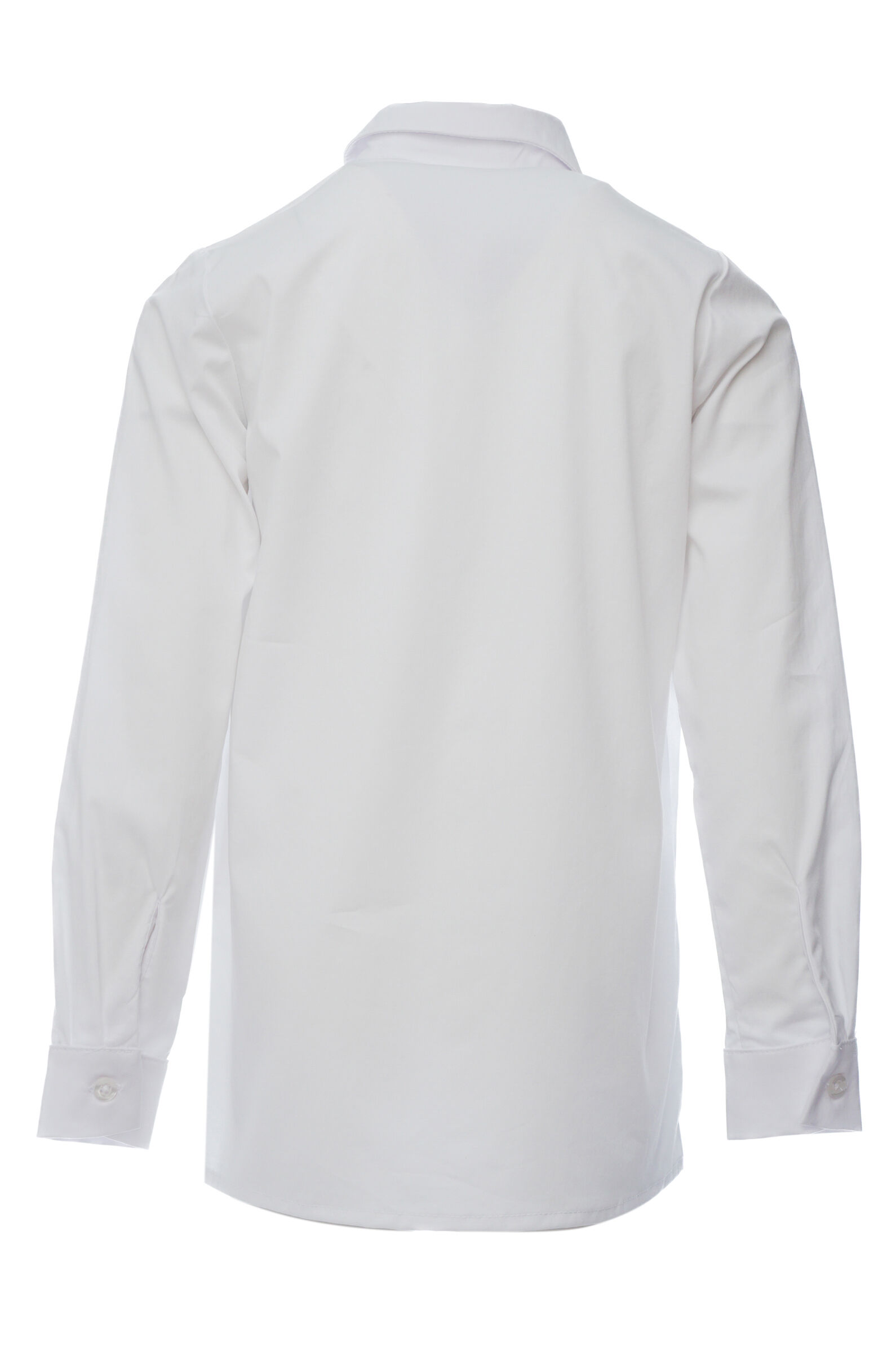 Блуза дев. АРТ.U34144,бел,хл-пэ-лайкра