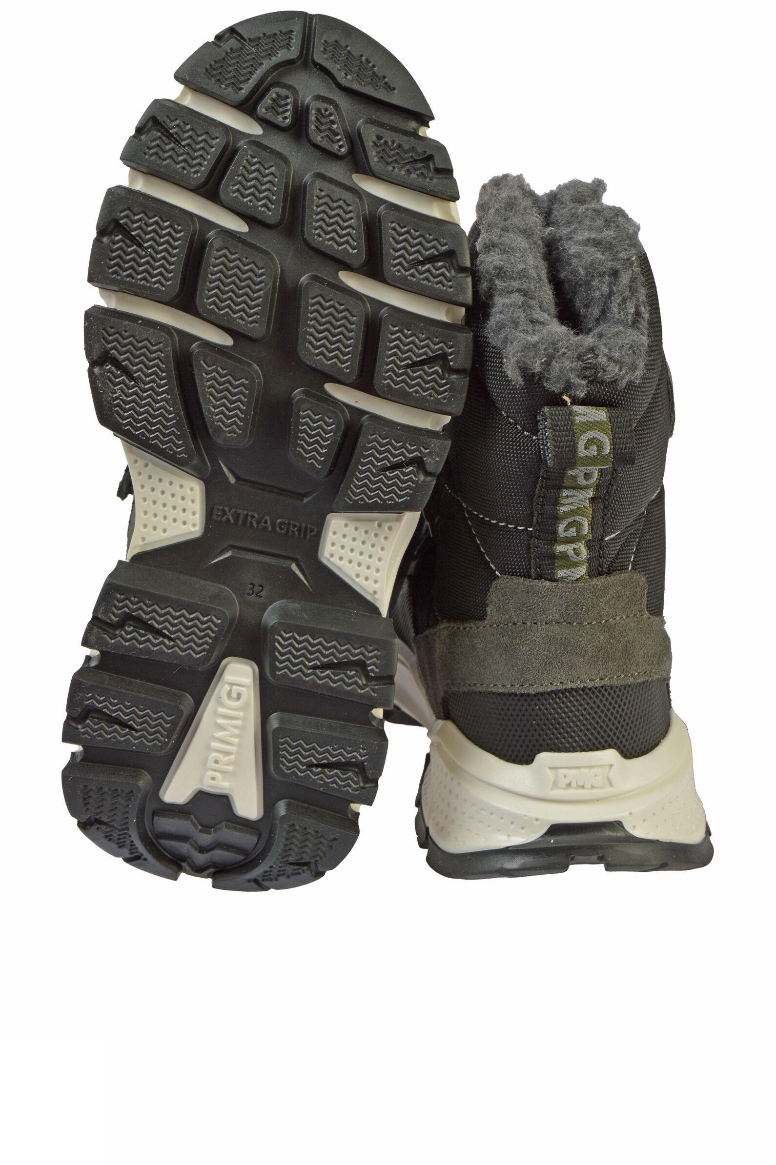 Ботинки мал. АРТ.4937122,чер-сер,тек-н.з/и.м