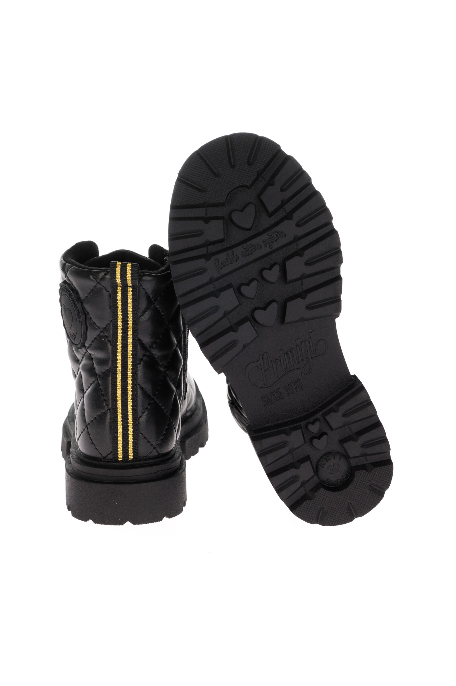 Ботинки дев. АРТ.4966900,чер,и.к/тек