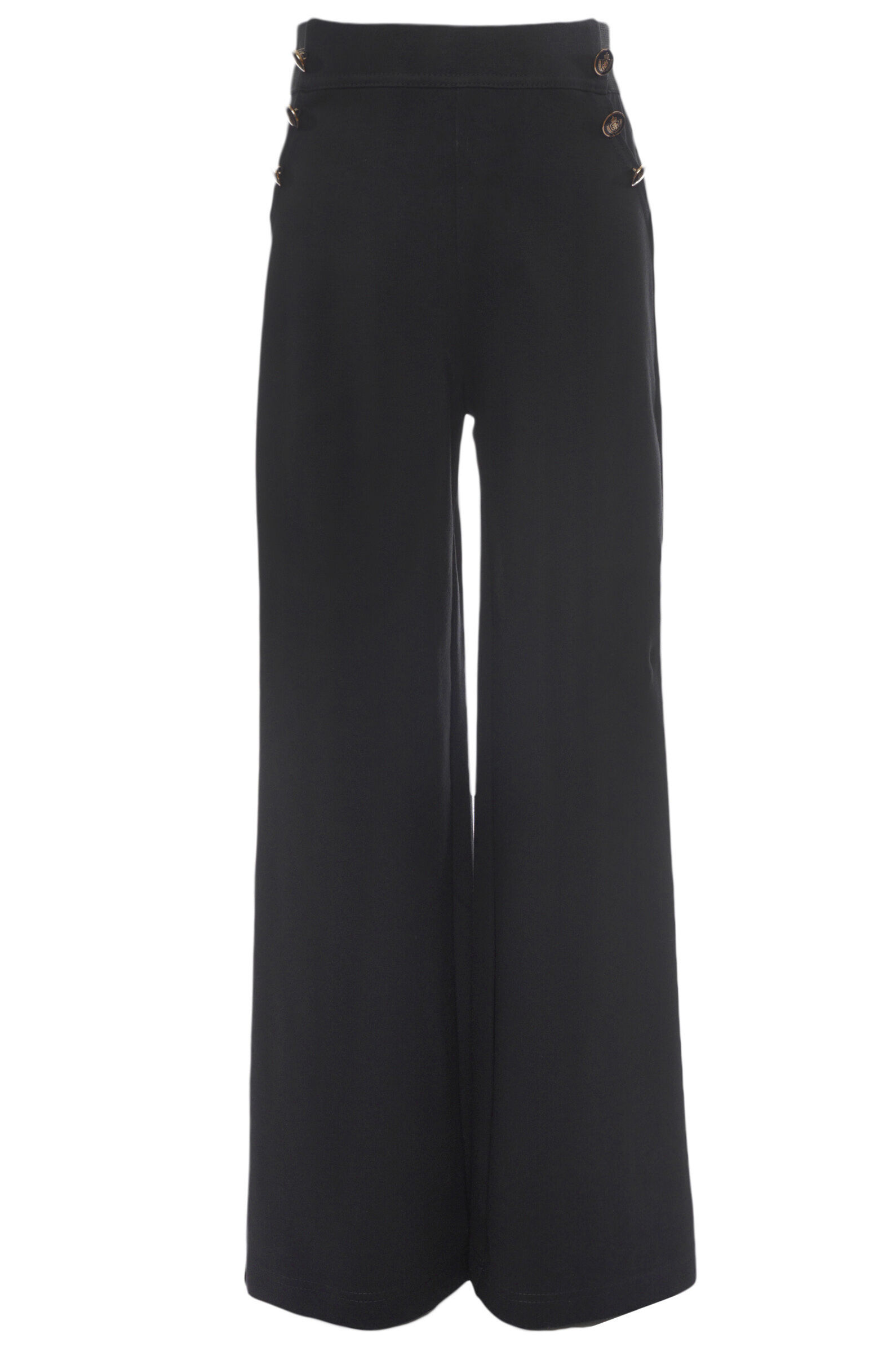 Брюки дев. АРТ.2280/1-524-ТВК-340,чер,вис-па-эл