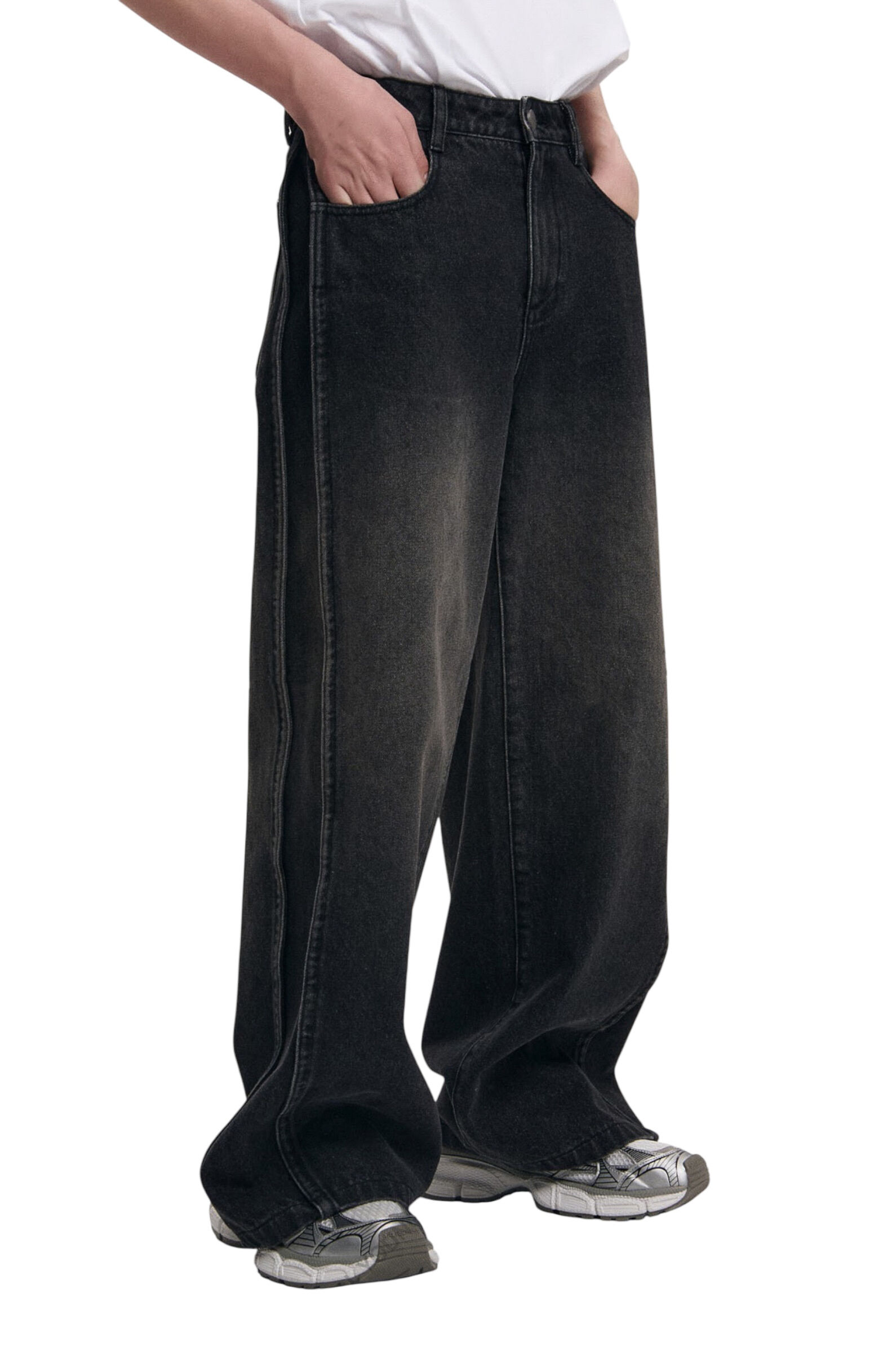 Джинсы АРТ.AT125395,чер,хл-пэ