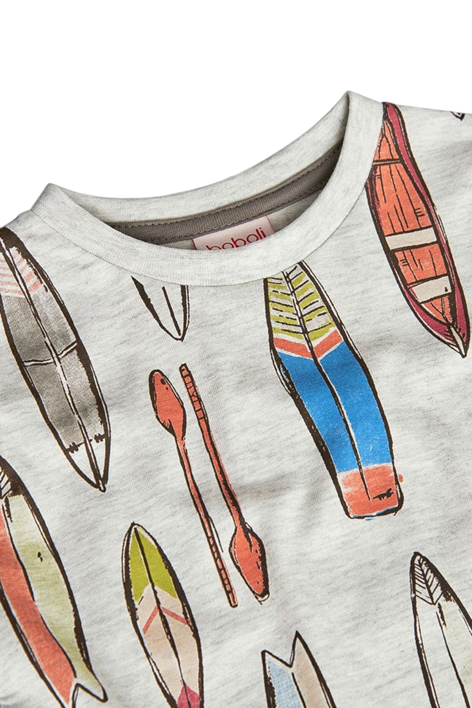 Футболка мал. АРТ.331119,сер-мул,хл