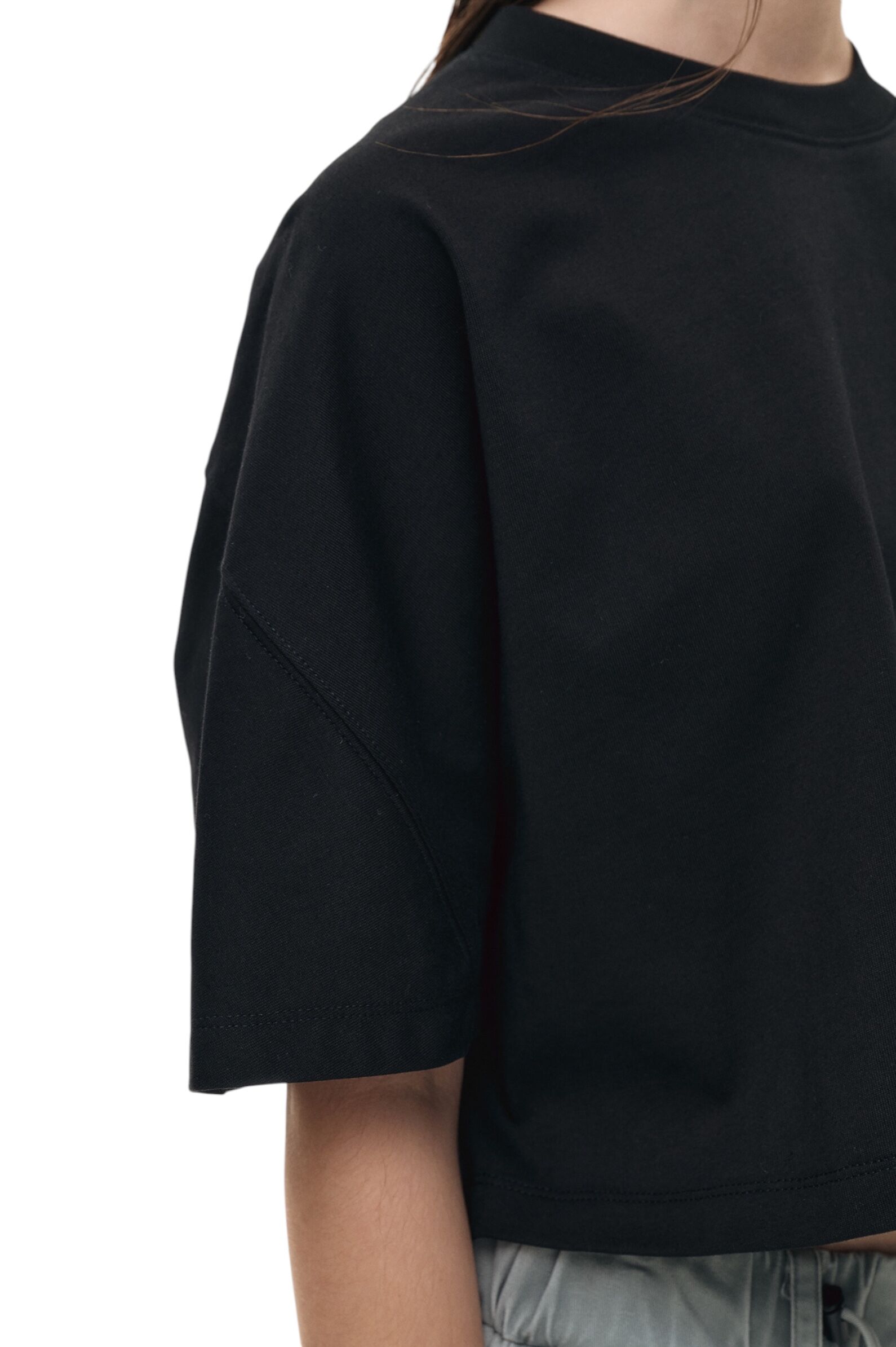 Футболка дев. АРТ.AA235026,чер,хл