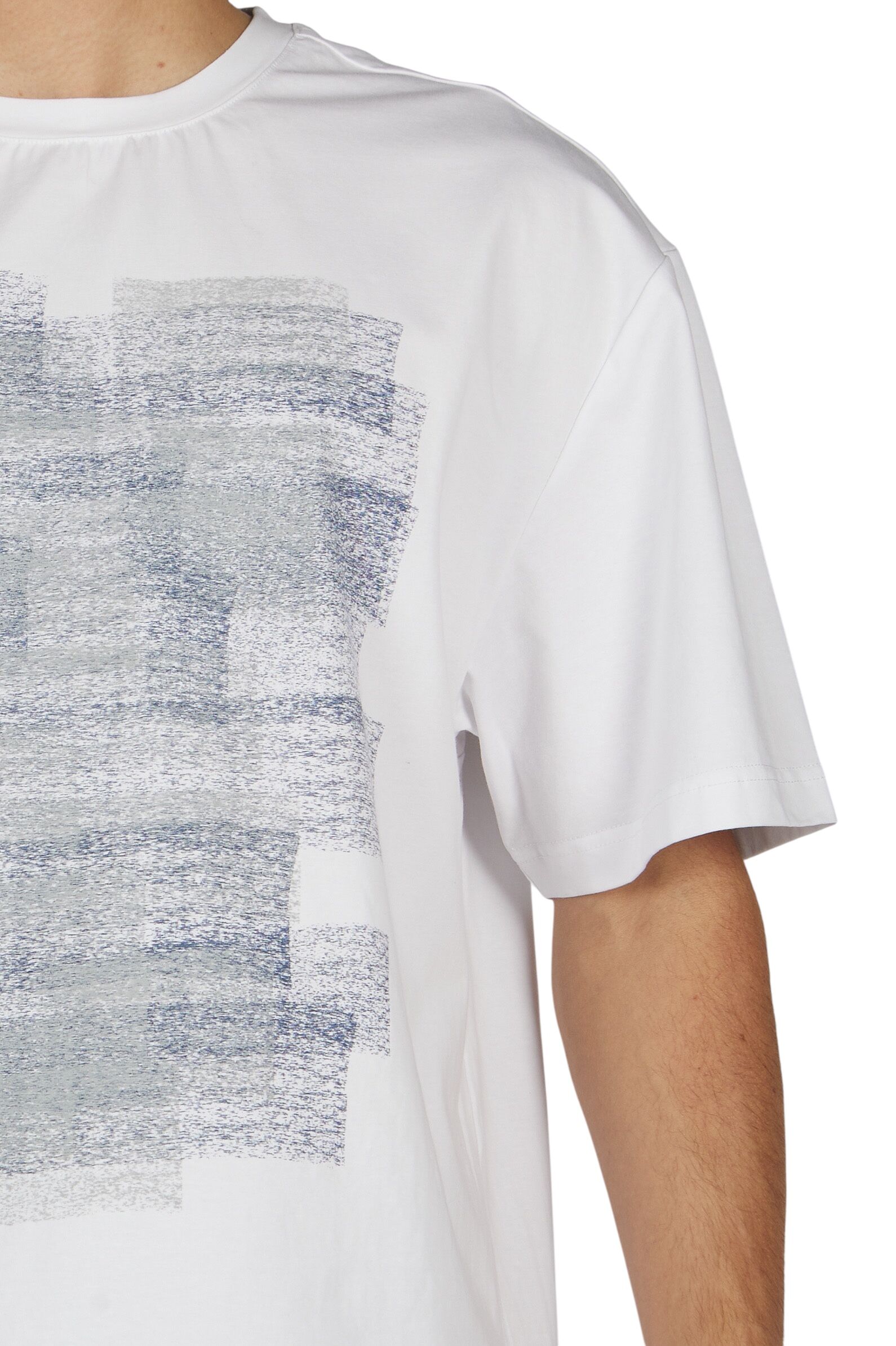 Футболка АРТ.B-TS36108,бел-син,хл-эл