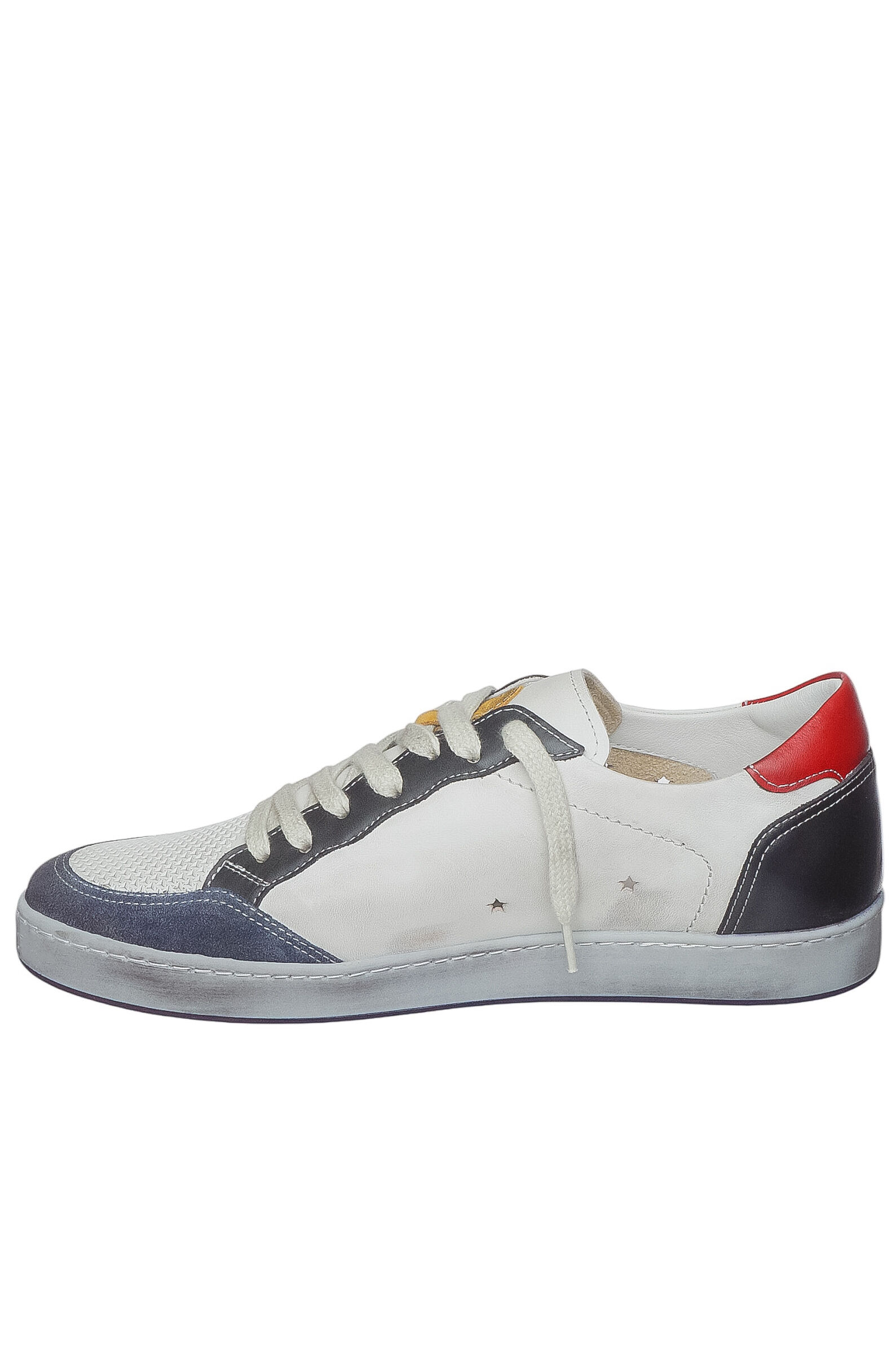 Кеды муж. АРТ.032689,бел-мул,н.к-з/тек-н.к