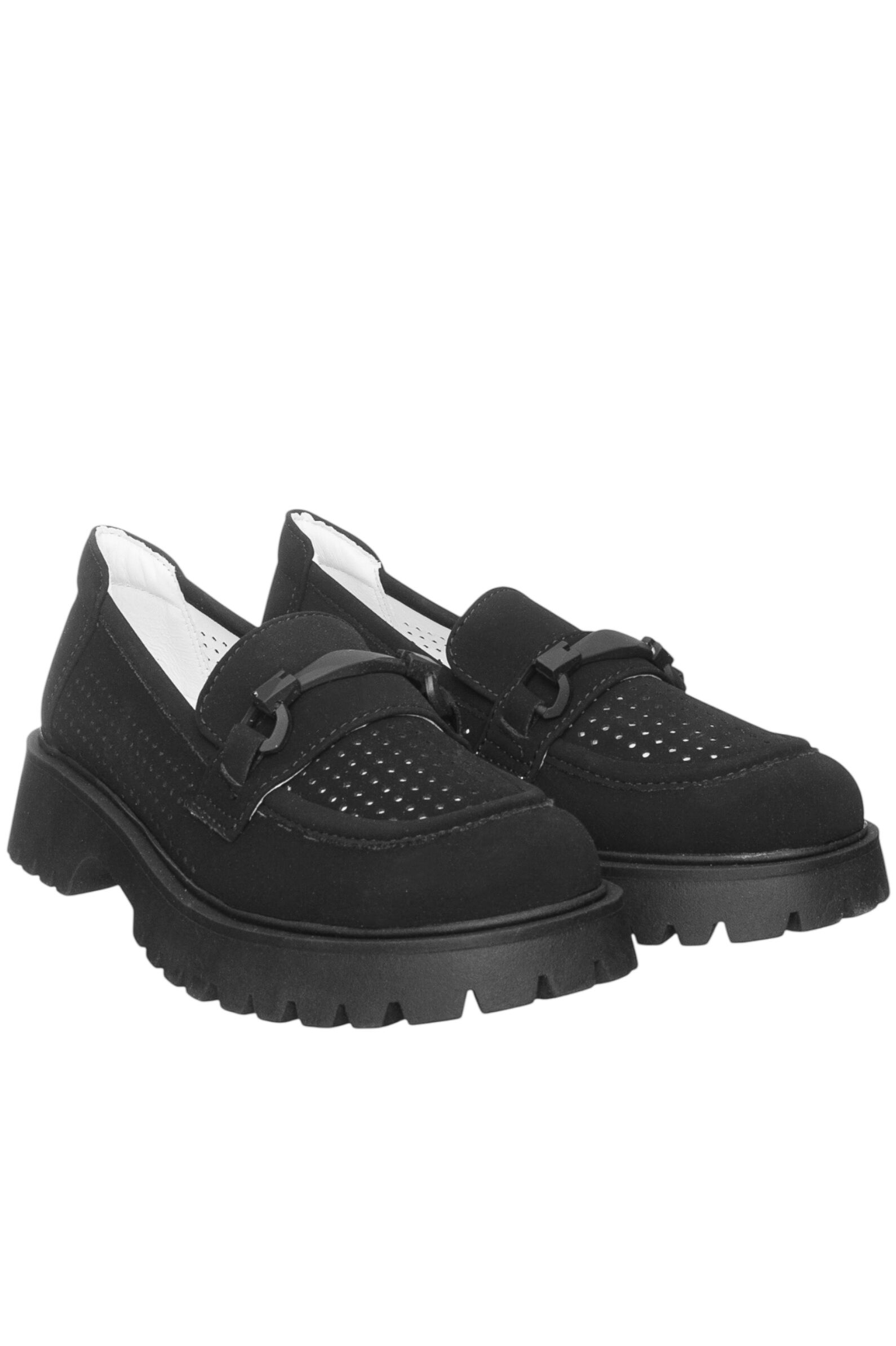 Лоферы дев. АРТ.32-0600B,чер,н.к/н.к