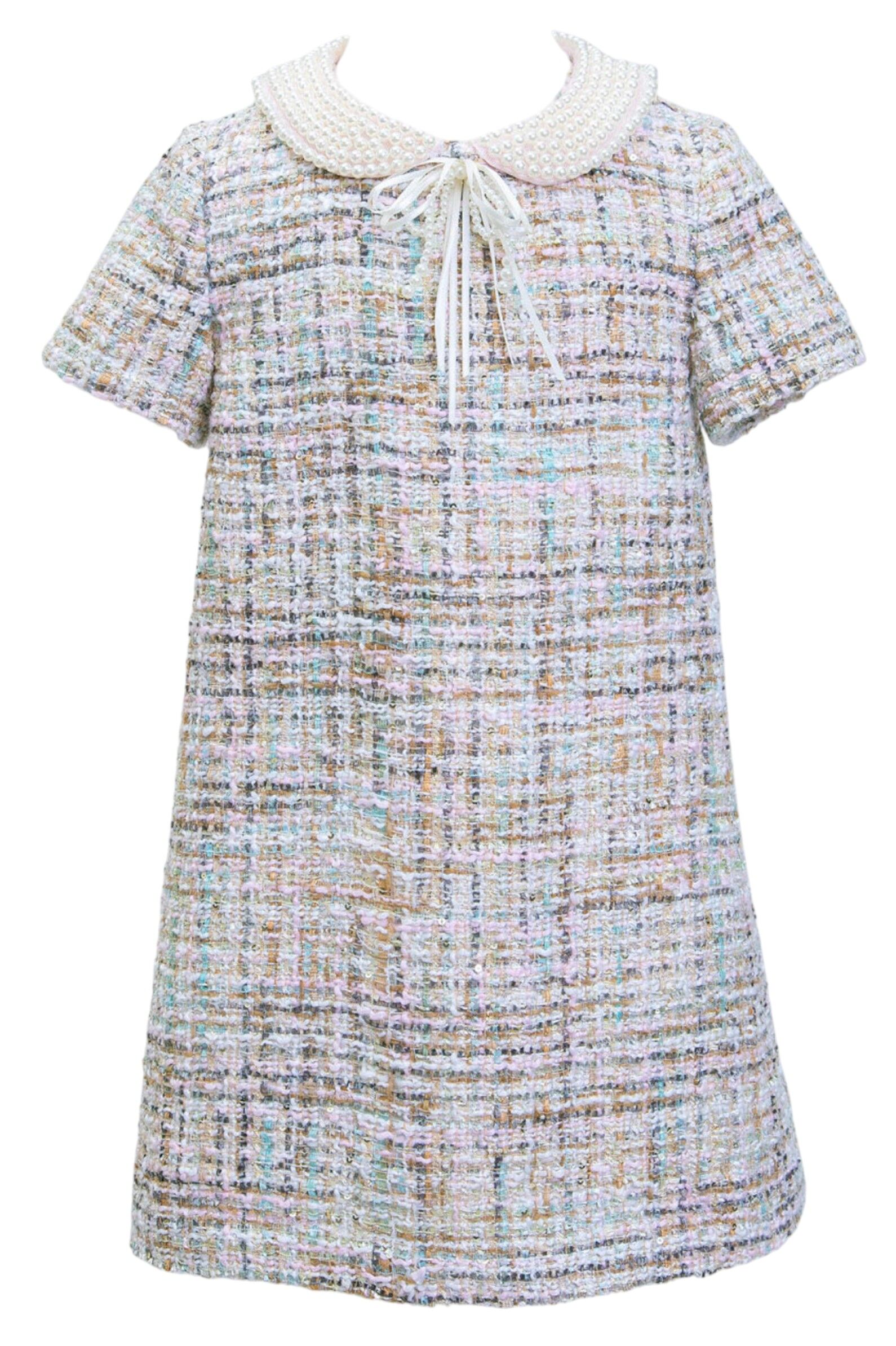 Платье дев. АРТ.2998-126-ВПБ,гол-мол,пэ/пэ-вис