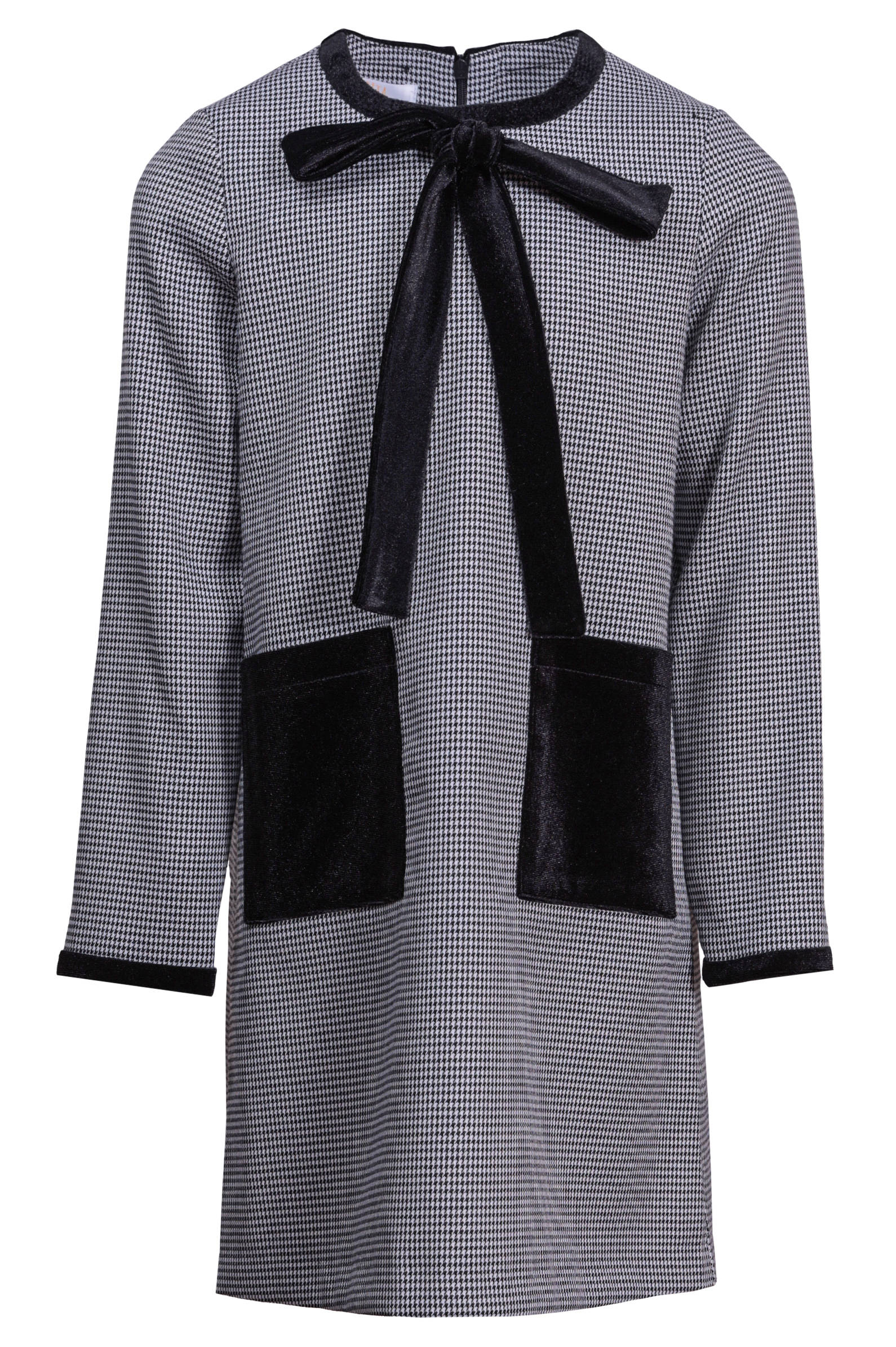 Платье дев. АРТ.SR630V692,черн-бел,пэ-вис-шер