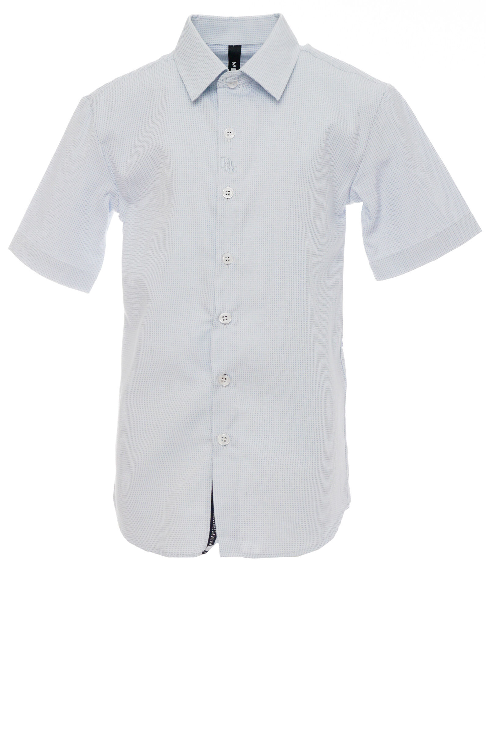 Рубашка мал. АРТ.B-SH34405S,син,хл-пэ