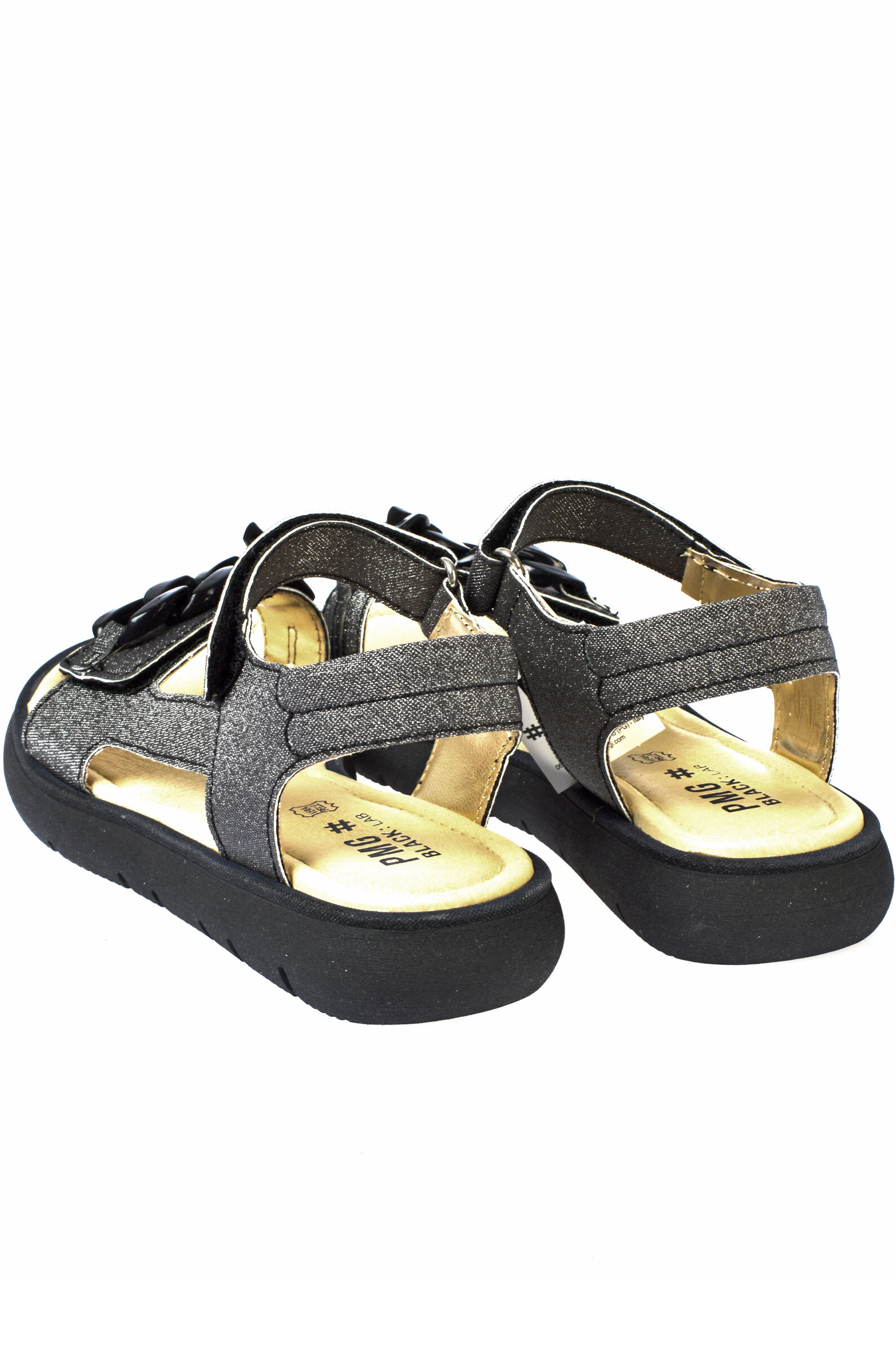 Сандалии дев. АРТ.3928700,чер,и.к/и.к