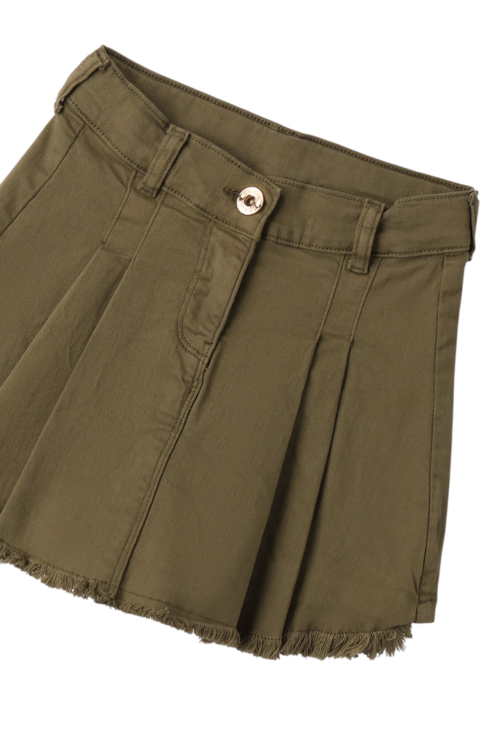 Шорты-юбка дев. АРТ.4.B856.00,зел,хл-эл