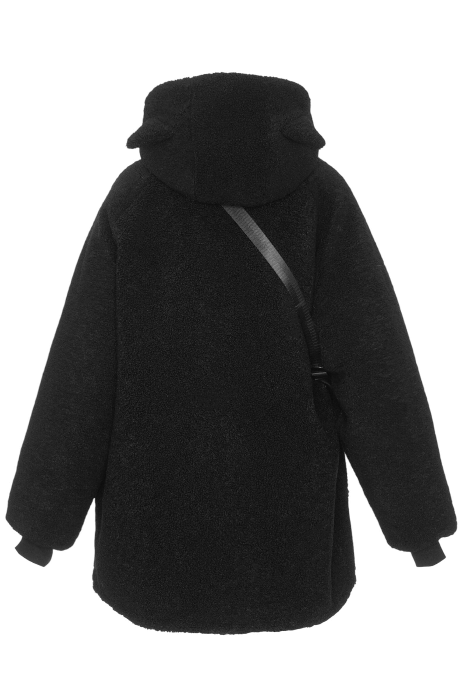 Шуба АРТ.Fenek fur coat withour,чер,хл-эл/аляска