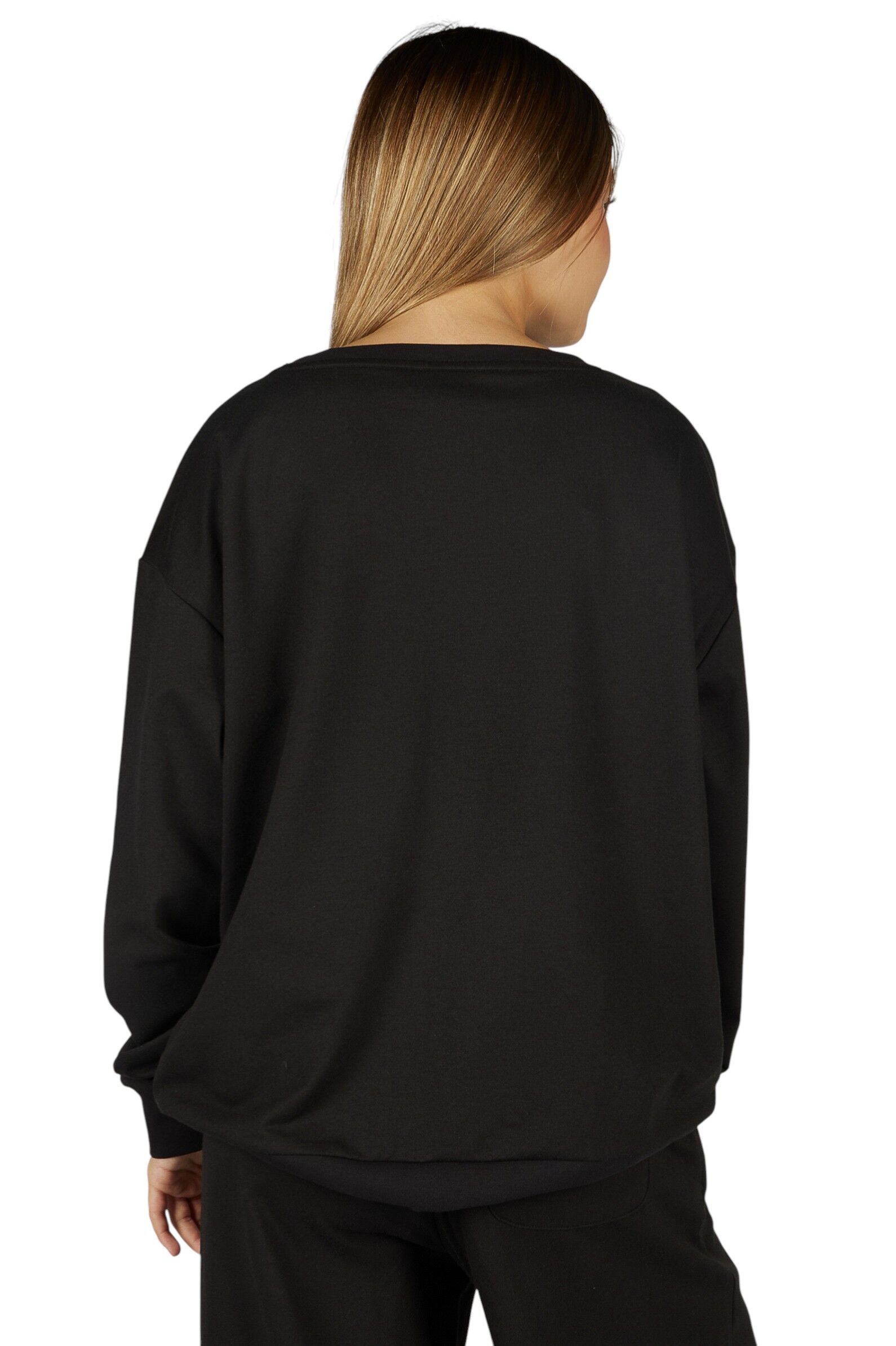 Свитшот дев. АРТ.G-SW26048,чер-бел,хл-пэ