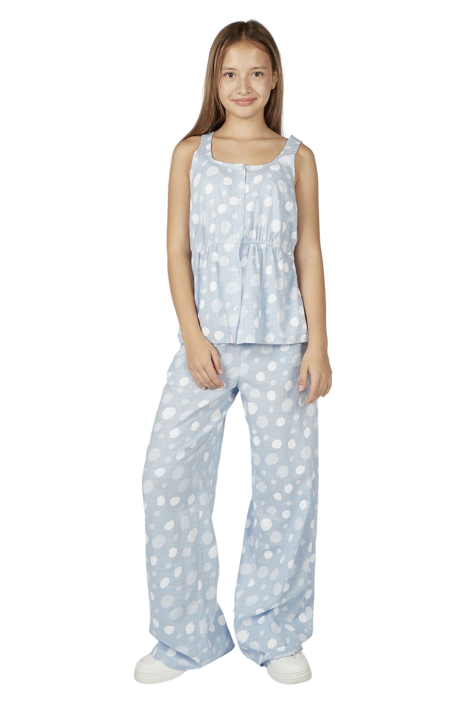 Топ дев. АРТ.G-SH26094F,гол-бел,хл