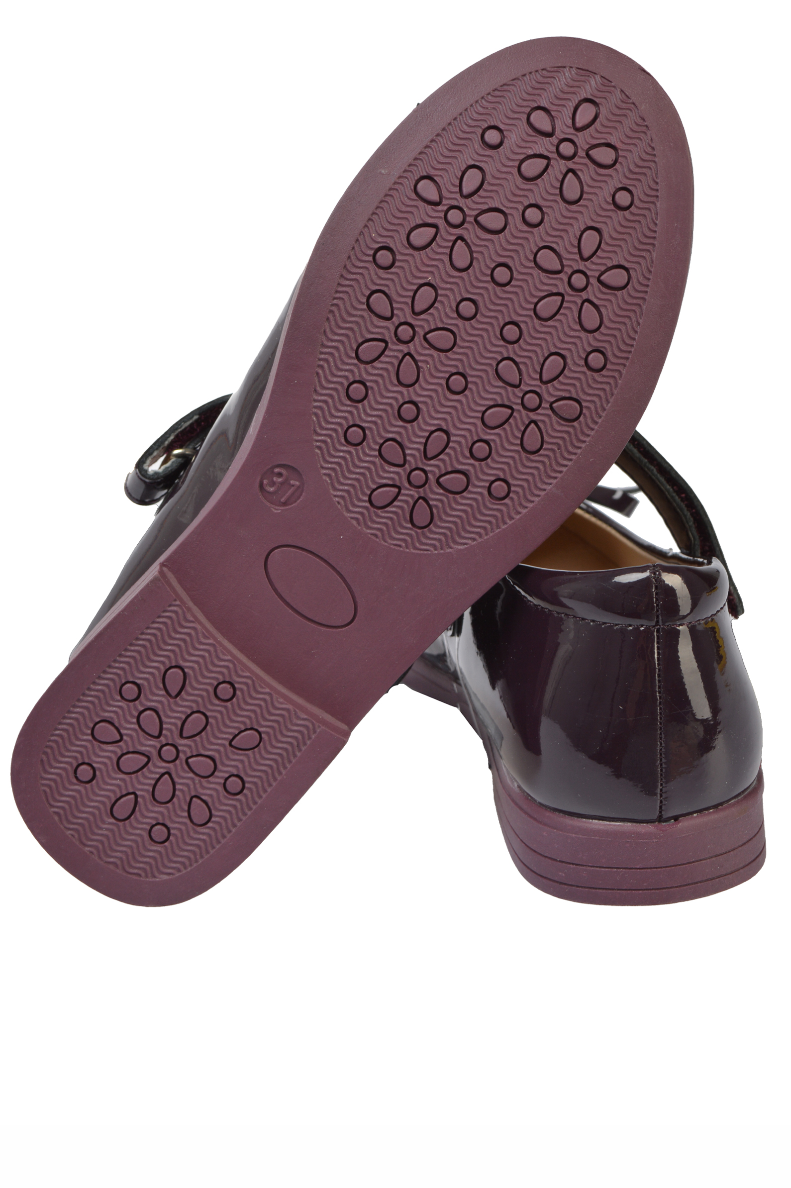 Туфли дев.АРТ.232143014576,бордо,н.л/н.к